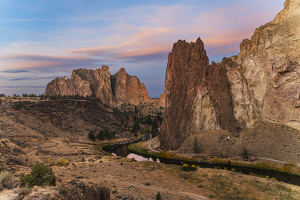 Smith Rock At Sunrise - Photo by Lisa Willsey