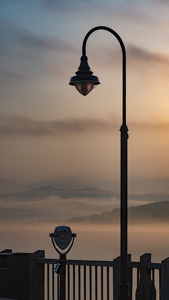 Summer Fog at Daybreak in the Adirondaks - Photo by Edie Ryba