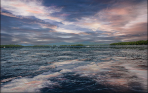 Sunrise over Lake Winnepesaukee - Photo by David Robbins