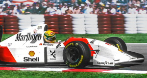 The Great Ayrton Senna - Photo by Pat Thomas