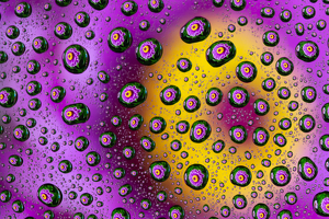 Class A 1st: Through the raindrops by Janice Oliveri